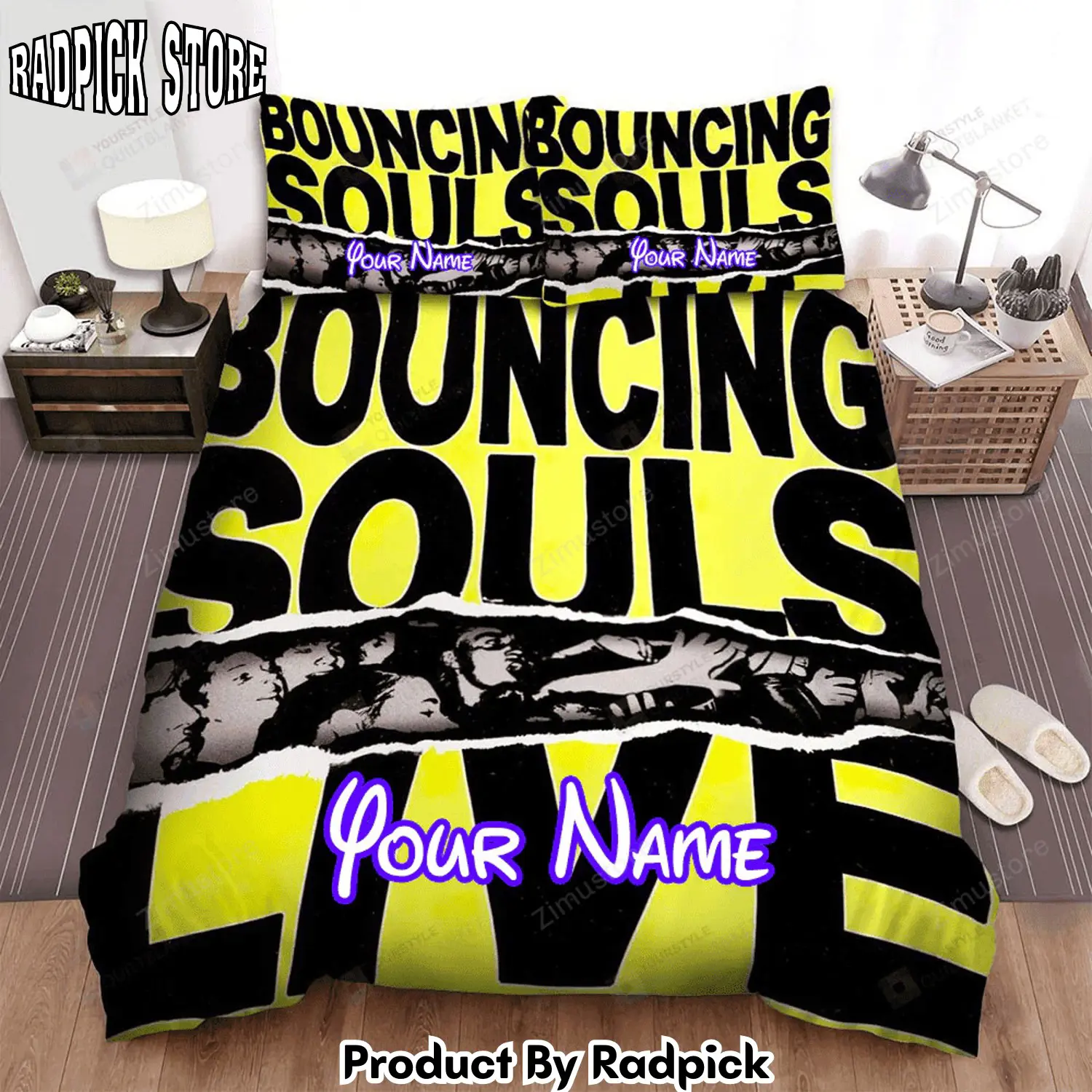Radpick the bouncing souls band live album cover bed sheets spread comforter duvet cover personalized name bedding sets rp3271331